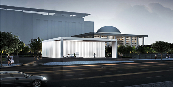 국회 수소충전소 조감도(안). (제공=산업통상자원부)