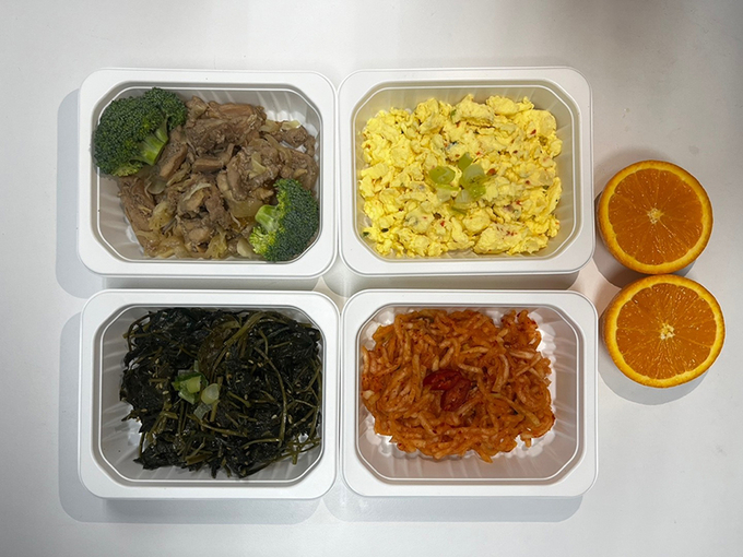 행복도시락 배송 예시. (사진=여성가족부)