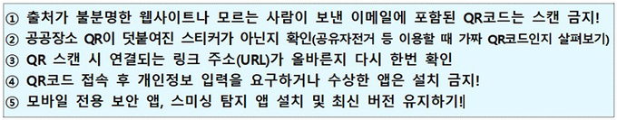 큐싱 사기 예방 수칙