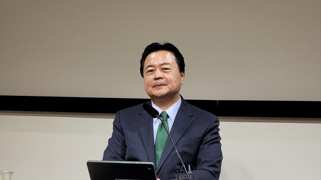 한국 언론 특파원들과 간담회하는 조현동 주미대사. 2024.11.26. / 연합뉴스