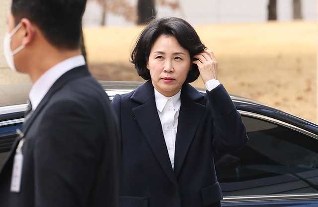항소심 첫 공판 출석하는 김혜경 씨 2025.5.12. / 연합뉴스