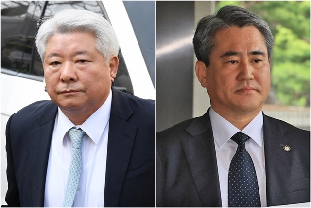 김홍일(왼쪽)·송진호 변호사 / 연합뉴스