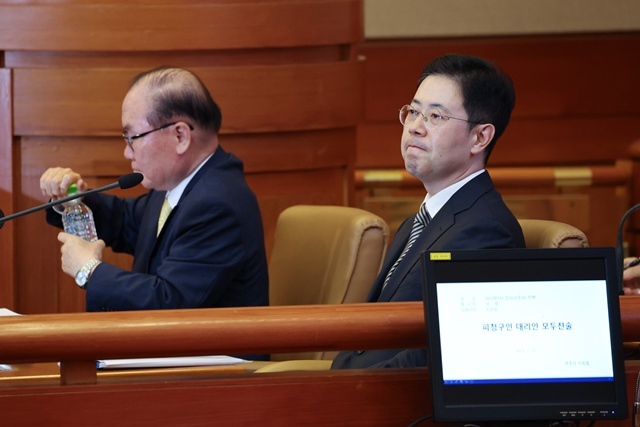 탄핵 심판 변론기일 출석한 손준성 검사 / 연합뉴스