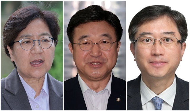 정은경, 윤호중, 오영준 / 연합뉴스