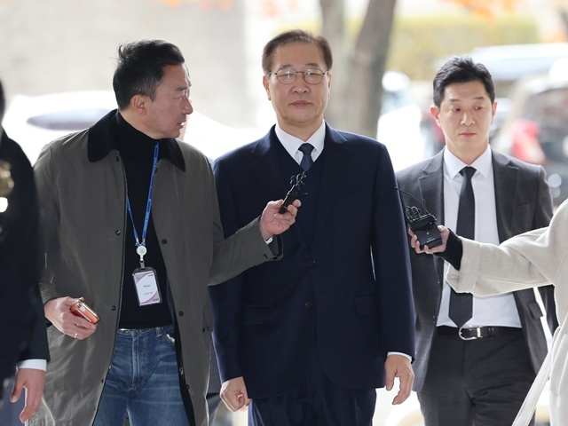 영장심사 출석하는 박성재 / 연합뉴스