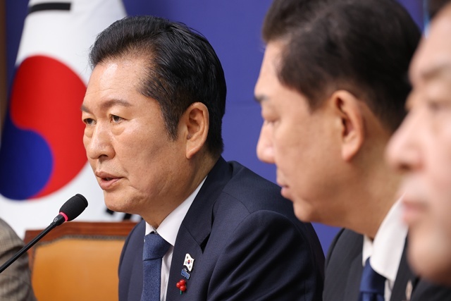 발언하는 정청래 대표 / 연합뉴스