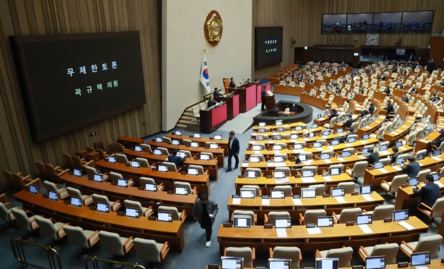 형사소송법 개정안 무제한 토론 시작 / 연합뉴스