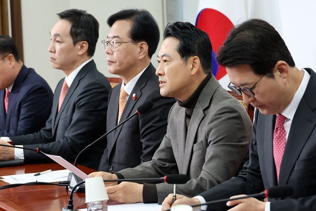 모두발언 하는 장동혁 대표 / 연합뉴스