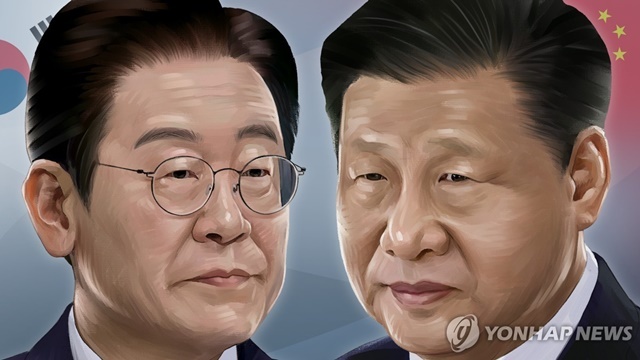 이재명 대한민국 대통령 - 시진핑 중국 국가주석 (PG) / 연합뉴스