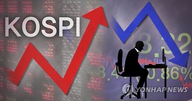 코스피 사상 최고치... 개미투자자는 한숨 (PG) / 연합뉴스