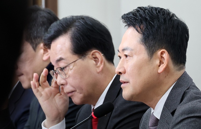 국민의힘 장동혁 대표, 최고위 모두발언 / 연합뉴스