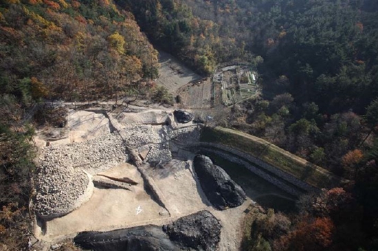 명활성 발굴조사 완료 후 전경 (사진=문화재청)