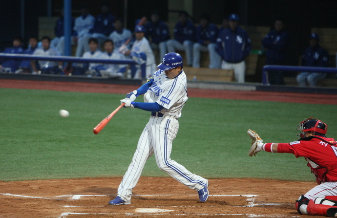 지난 4월 16일 열린 2013 프로야구 삼성 vs SK 경기 모습. (사진=포항시)
