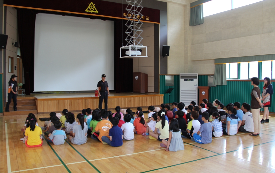 소방안전교육 장면, (사진=김천소방서)