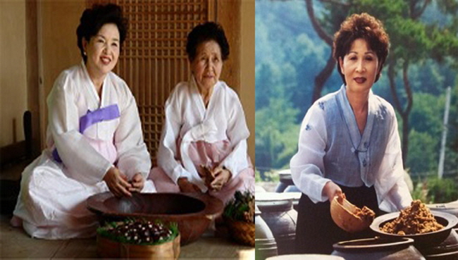왼쪽부터 ‘안동 소두장’ 김영희씨와 모친 어순이 여사, ‘영주 인삼정과’ 최명희씨.(사진=경북도)